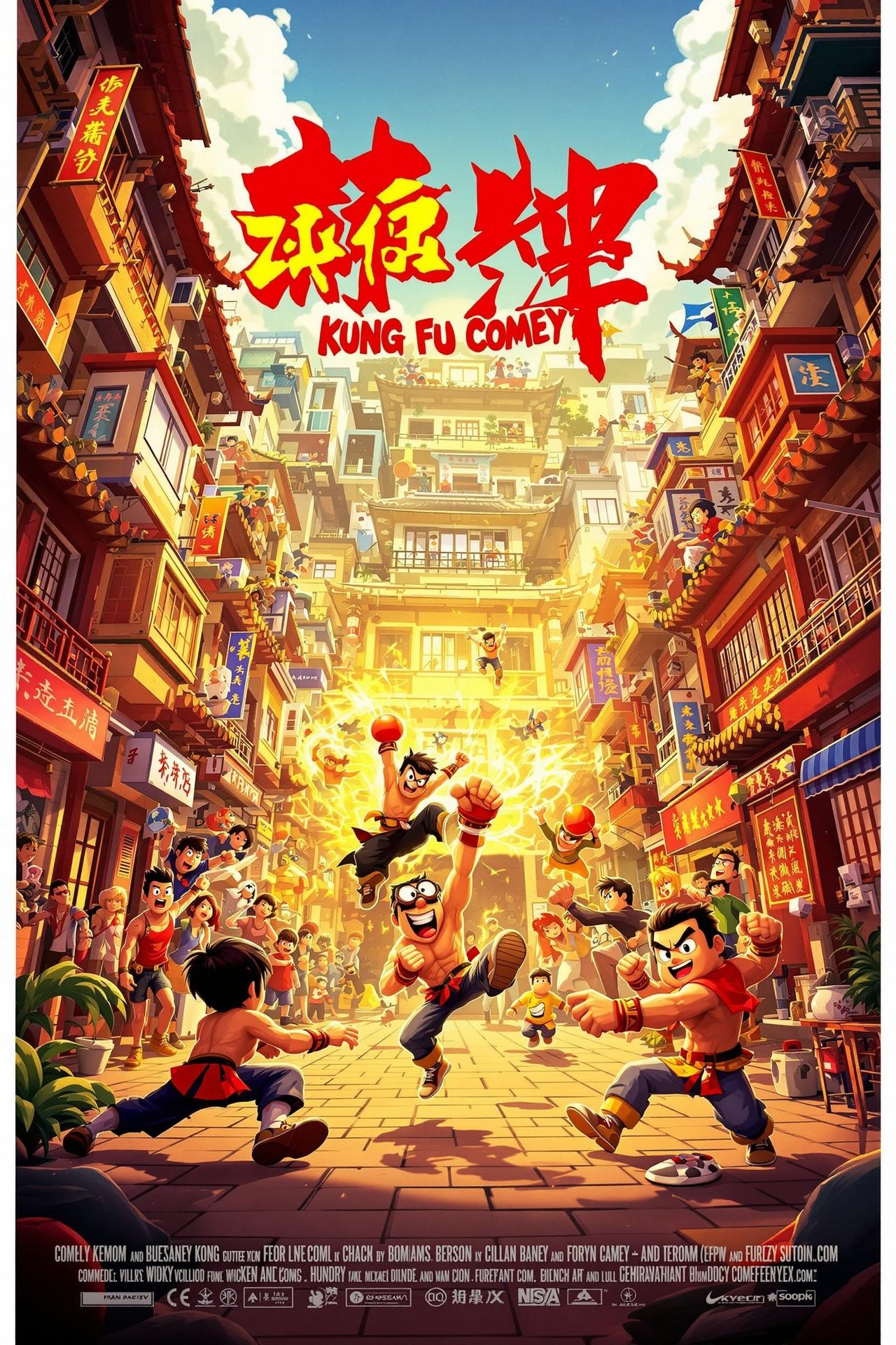功夫 - 喜剧、动作、奇幻 高分影视推荐 功夫 电影海报